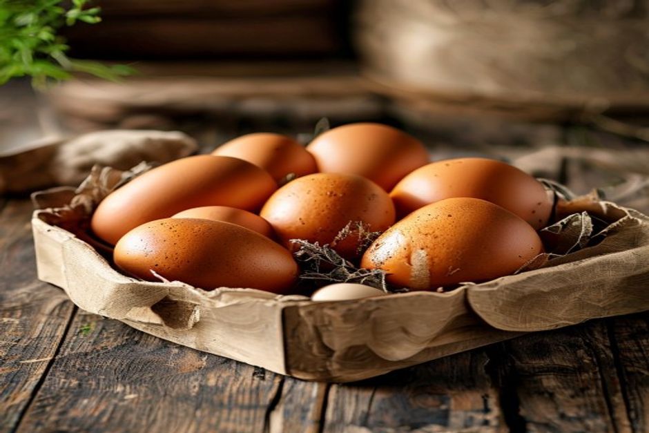 Premium Dutch chicken eggs