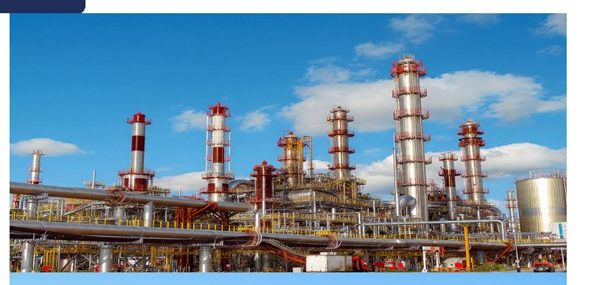 Petroleum refinery towers