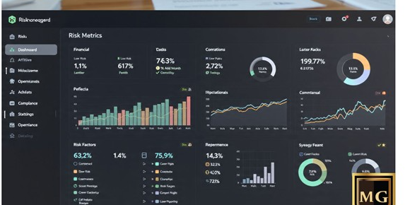 Risk dashboard with live metrics